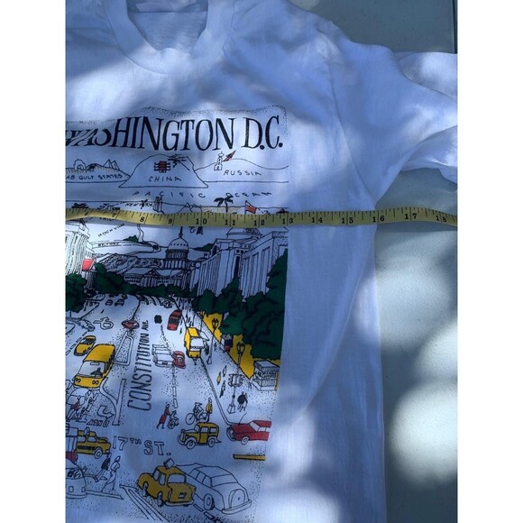 Vintage 80s Spring Ford wear Washington DC graphic tee tshirt M runs Smaller - Picture 4 of 8
